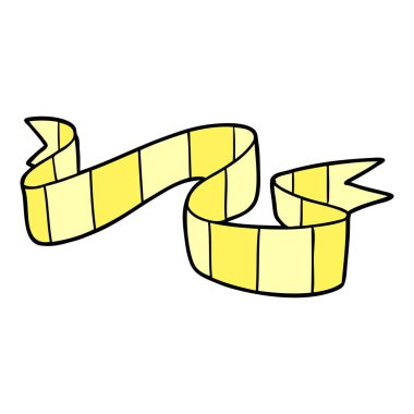 vektör çizim karikatür dekoratif kaydırma