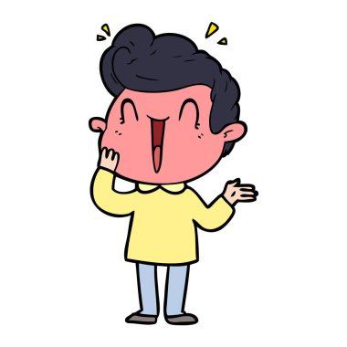 vektör çizim karikatür adam