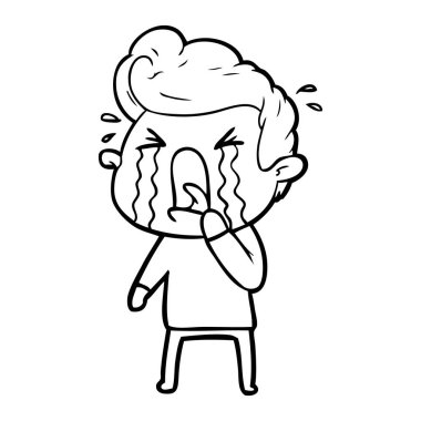 vektör çizim karikatür adam