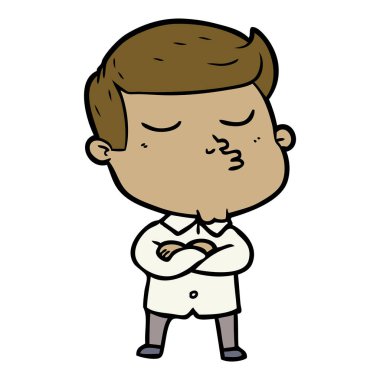 surat asmayı karikatür modeli adam