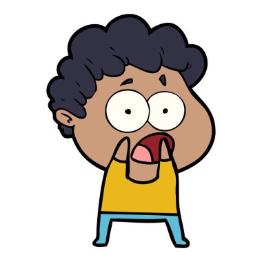 çizgi film adam sürpriz nefes nefese