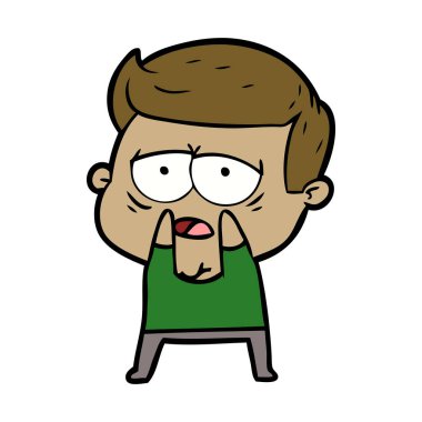 vektör çizim karikatür adam