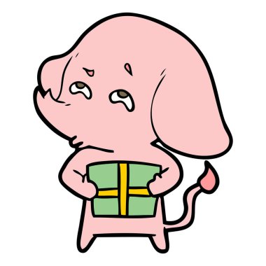 hediye hatırlama ile çizgi film fil