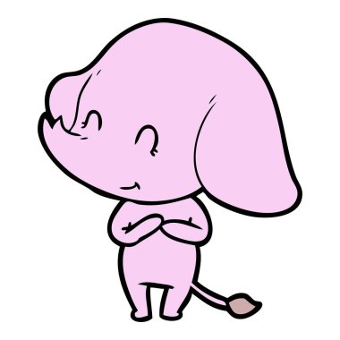 Çizgi film karakterinin vektör çizimi