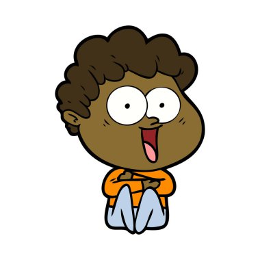 vektör çizim karikatür adam