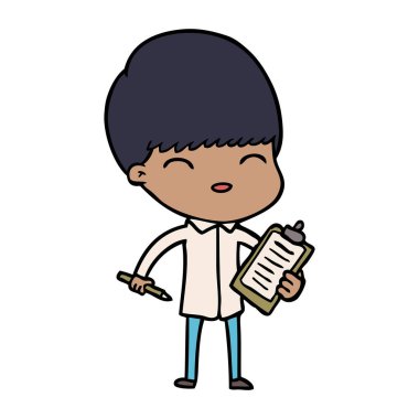 çizgi film çocuk not alma