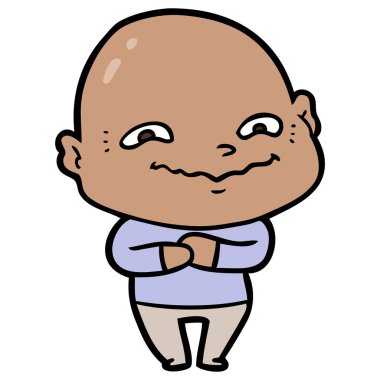 vektör çizim karikatür adam