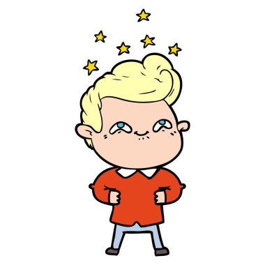 vektör çizim karikatür adam