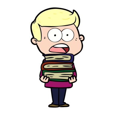 vektör çizim karikatür dostum şok