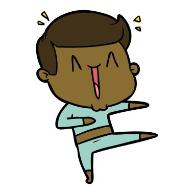 vektör çizim karikatür adam