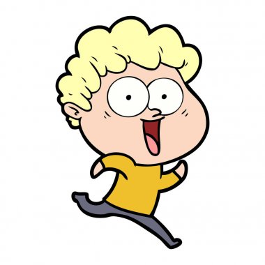 vektör çizim karikatür adam