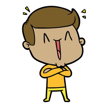 vektör çizim karikatür adam