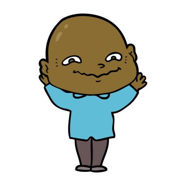 vektör çizim karikatür adam