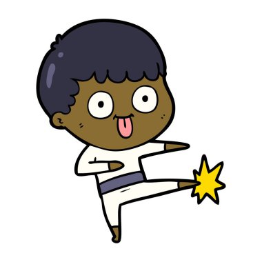  vektör çizim karikatür adam bakıyor