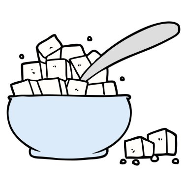 vektör çizim karikatür şekerlik