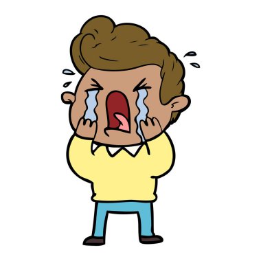 vektör çizim karikatür adam