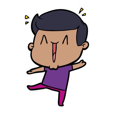 vektör çizim karikatür adam