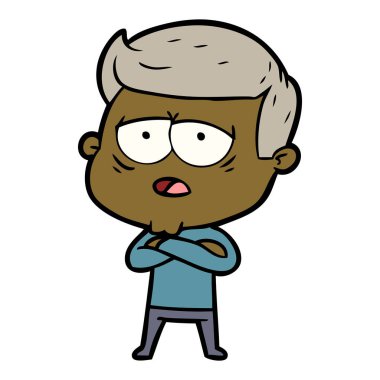 vektör çizim karikatür adam