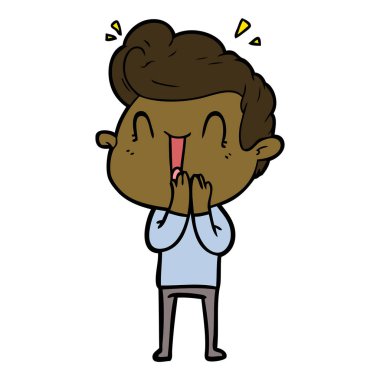 vektör çizim karikatür adam