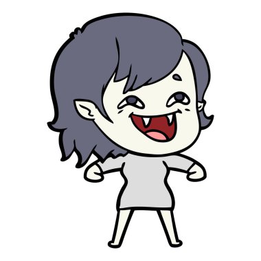 gülen vampir kız çizgi film