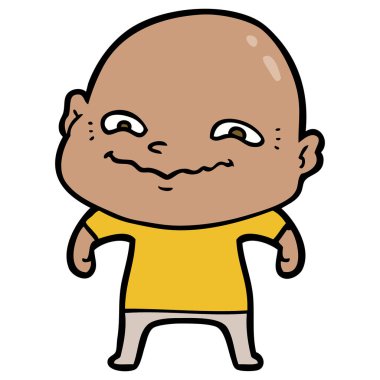 vektör çizim karikatür adam