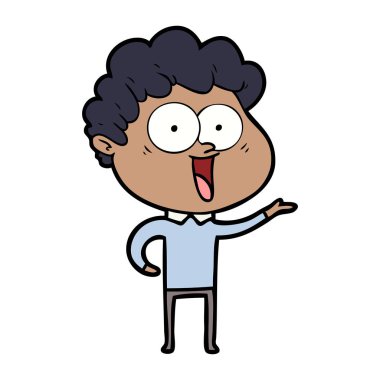 vektör çizim karikatür adam