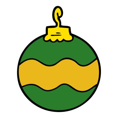 vektör çizim karikatür Noel biblo