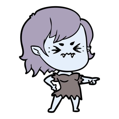 rahatsız çizgi film vampir kız