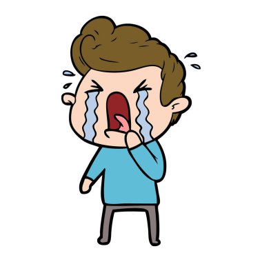 vektör çizim karikatür adam