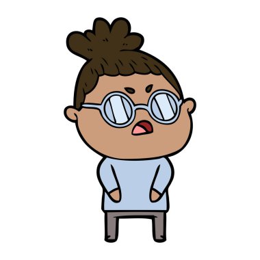 vektör çizim karikatür rahatsız maymun