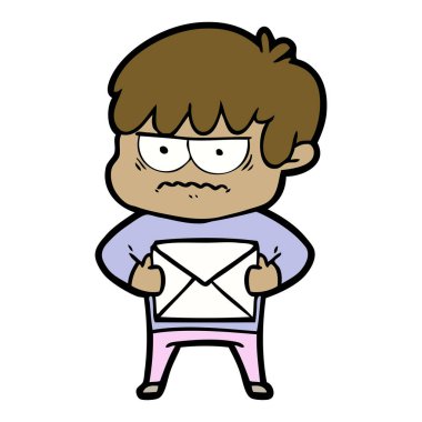 vektör çizim karikatür rahatsız maymun