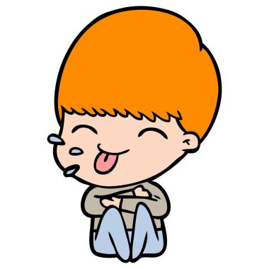 vektör çizim karikatür adam