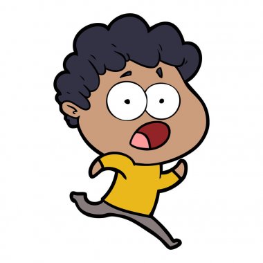 çizgi film adam sürpriz nefes nefese