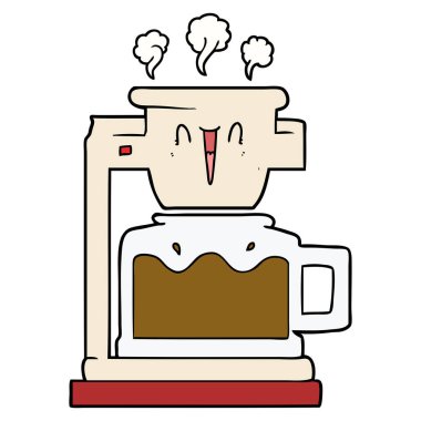 Buharlı sıcak kahve kabı