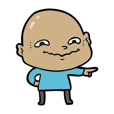 vektör çizim karikatür adam