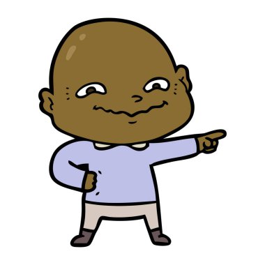 vektör çizim karikatür adam