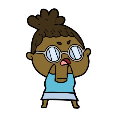 vektör çizim karikatür rahatsız maymun