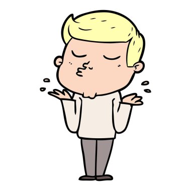 surat asmayı karikatür modeli adam