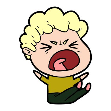 vektör çizim karikatür adam