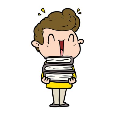 vektör çizim karikatür adam