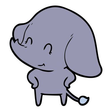 Çizgi film karakterinin vektör çizimi