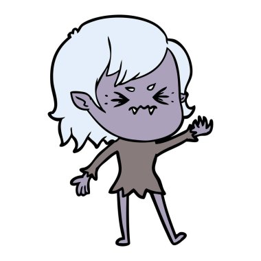 rahatsız çizgi film vampir kız