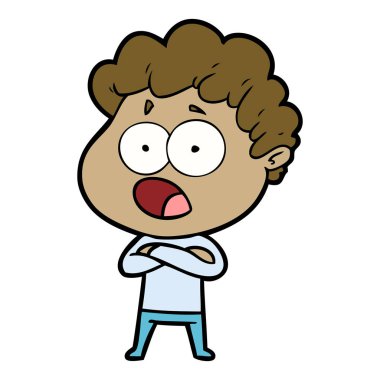 çizgi film adam sürpriz nefes nefese