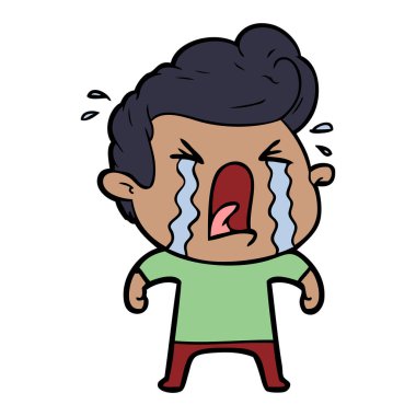 vektör çizim karikatür adam