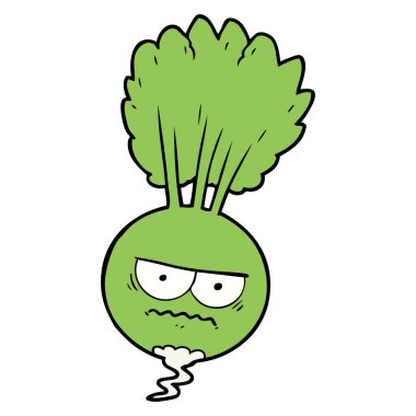 vektör çizim karikatür bitkisel