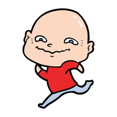 vektör çizim karikatür adam