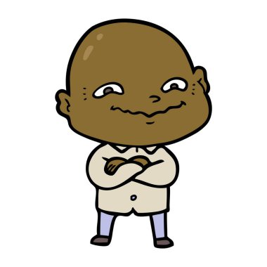 vektör çizim karikatür adam