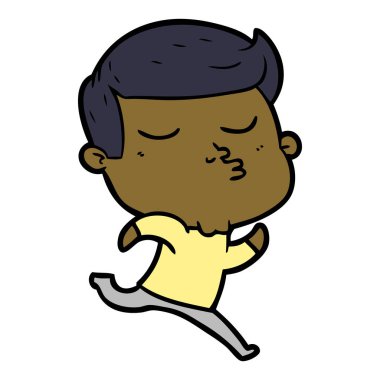 surat asmayı karikatür modeli adam