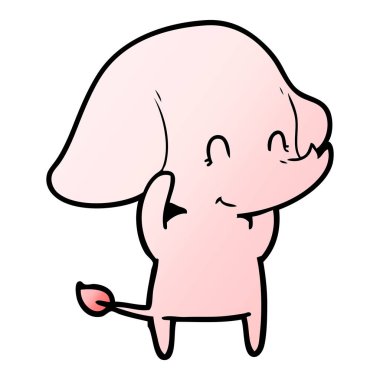 Çizgi film karakterinin vektör çizimi