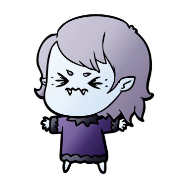 rahatsız çizgi film vampir kız